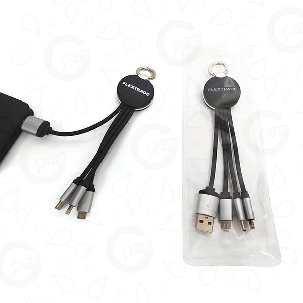 3-in-1 LED Logo Charging Cable - FlexTrade