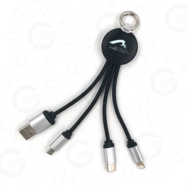 3-in-1 LED Logo Charging Cable - HKIA