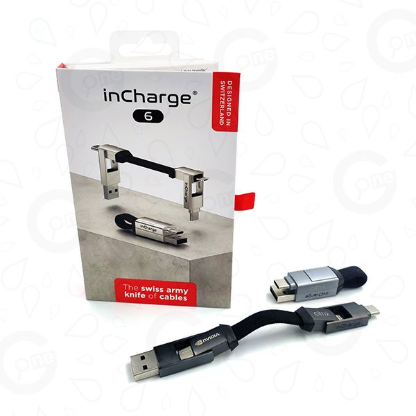 RollingSquare InCharge 6-in-1 Keyring Cable - NVIDIA