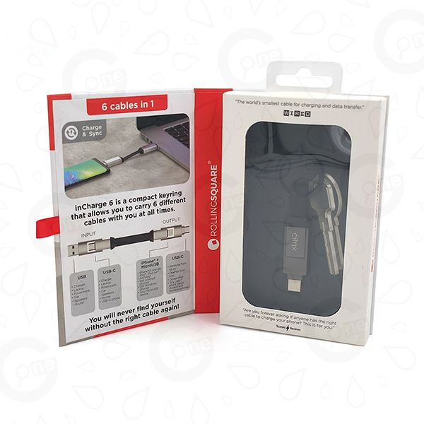 RollingSquare InCharge 6-in-1 Keyring Cable - NVIDIA - Image 2