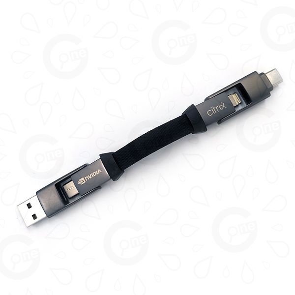 RollingSquare InCharge 6-in-1 Keyring Cable - NVIDIA - Image 4
