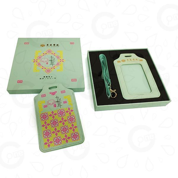 Premium Leather Badge with Strap-Tung Lin Kok Yuen