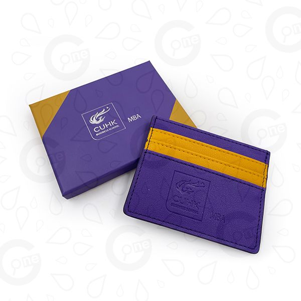 Ultra-Thin RFID PU Card Holder–CUHK