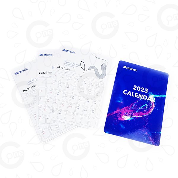 Wooden Stand Desk Calendar - Medtronic - Image 3