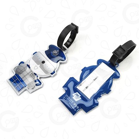 Custom Shape Luggage Tag – Hong Kong Police