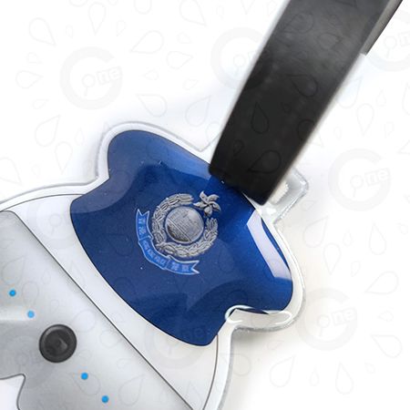 Custom Shape Luggage Tag – Hong Kong Police - Image 3