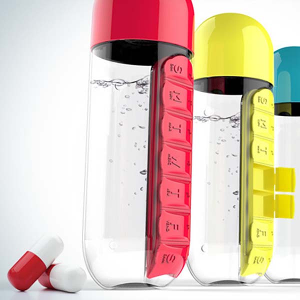 Pill Organizer Water Bottle - Image 6