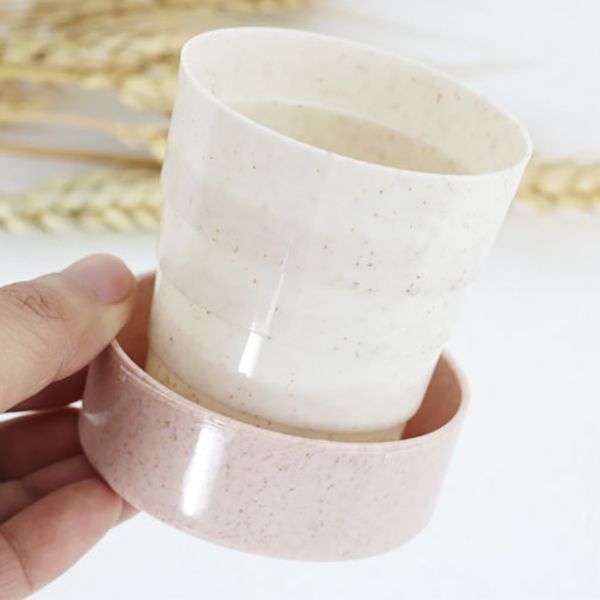 Wheat Straw Foldable Cup - Image 4
