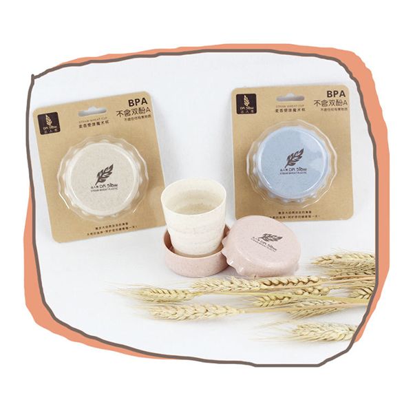 Wheat Straw Foldable Cup - Image 5