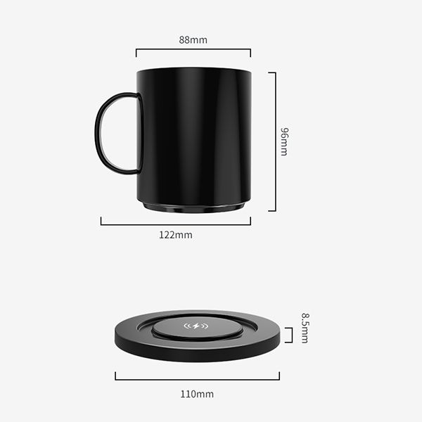 2-in-1 Wireless Charging Temperature-Controlled Mug - Image 9