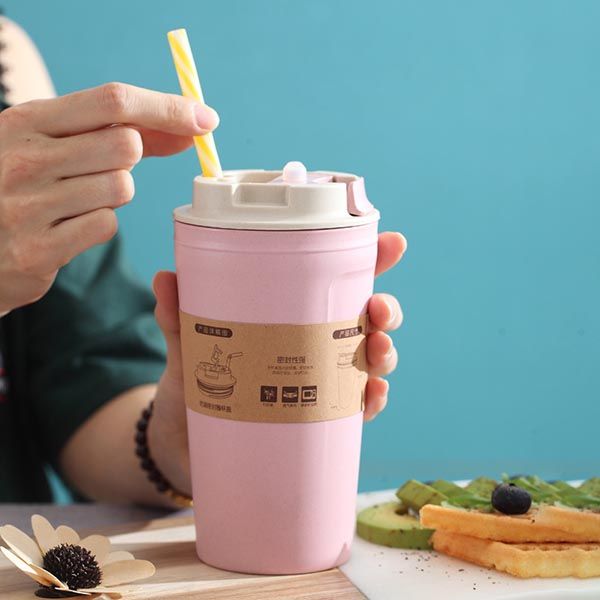 Wheat Straw Travel Cup - Image 3