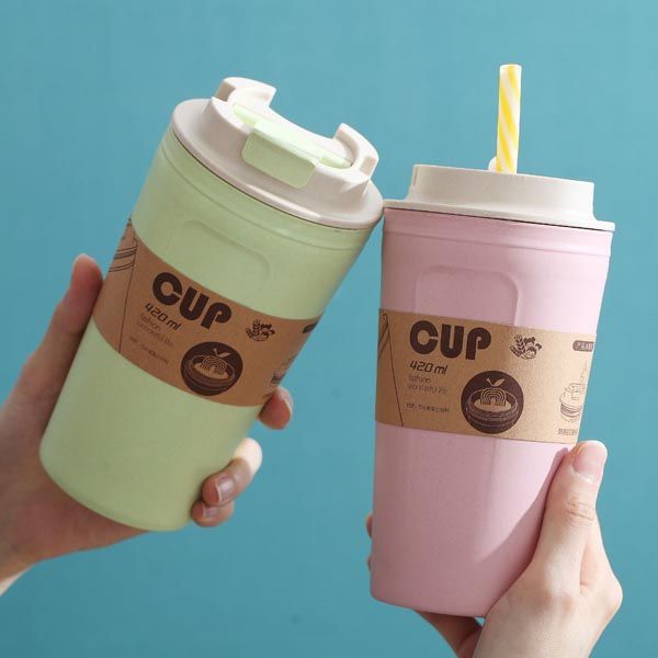 Wheat Straw Travel Cup - Image 4