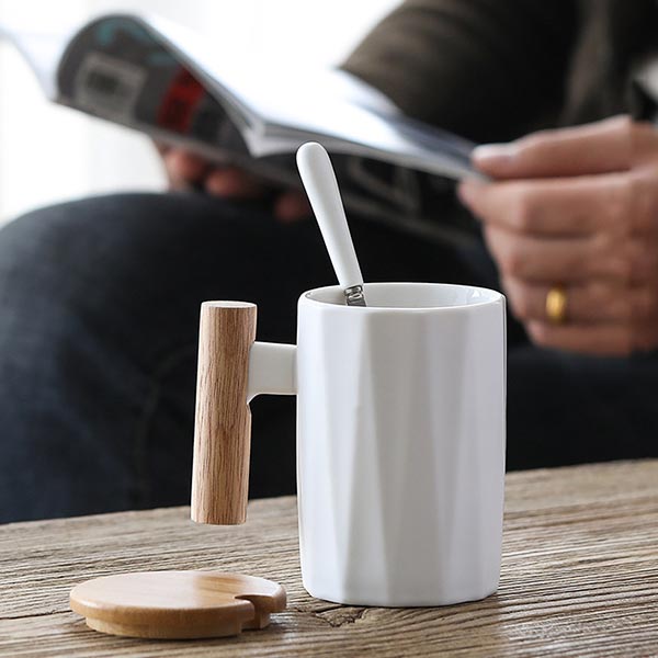 Geometric Ceramic Mug - Image 2