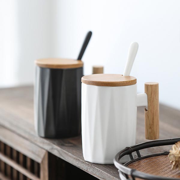 Geometric Ceramic Mug - Image 3