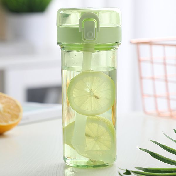 Straw Sports Water Bottle