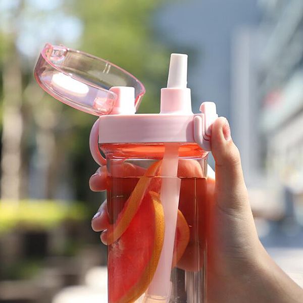 Straw Sports Water Bottle - Image 4