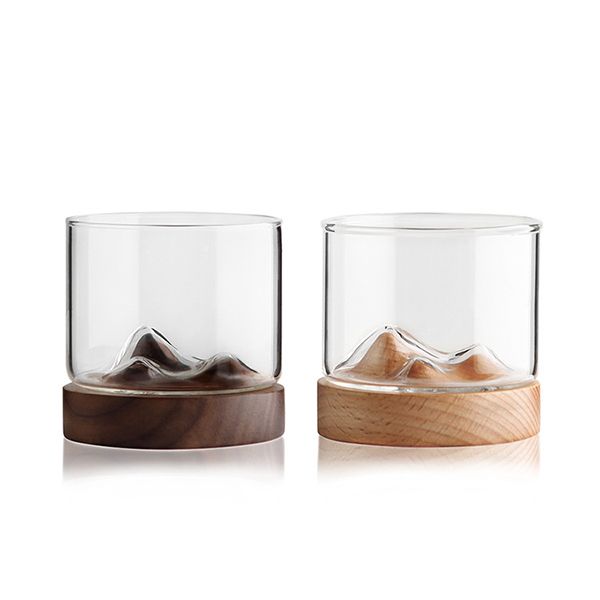Wooden Base Glass Cup - Image 3