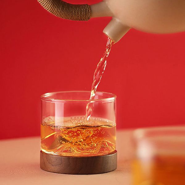 Wooden Base Glass Cup - Image 7