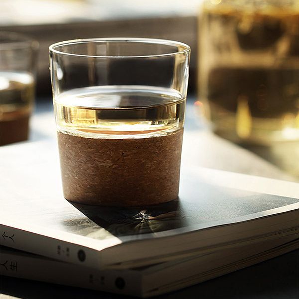 Cork Glass Tea Cup