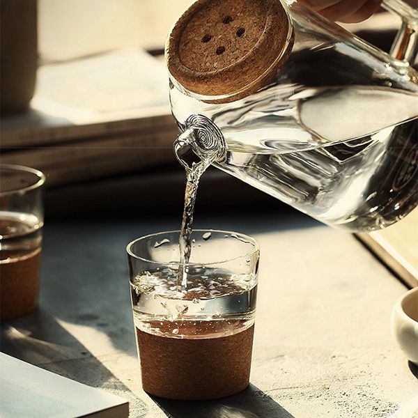 Cork Glass Tea Cup - Image 3