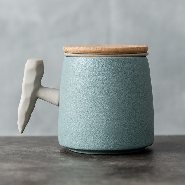 Bamboo Lid Tea Mug - Image 7