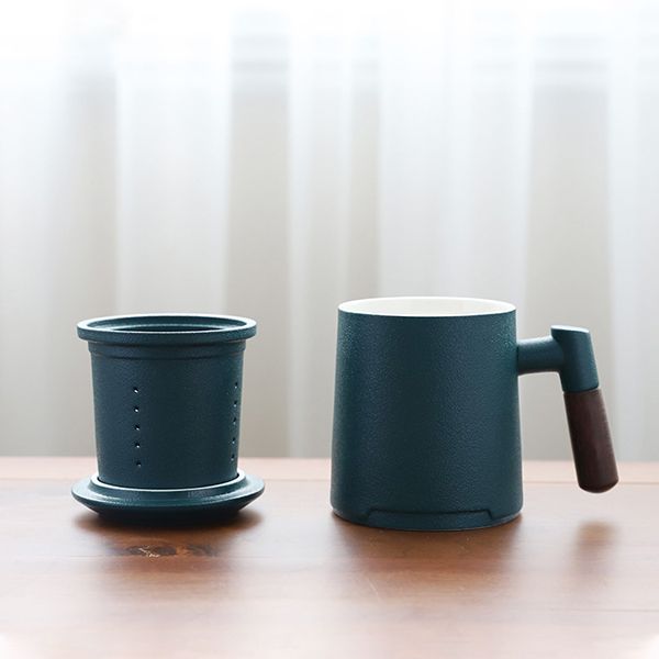Wooden Handle Tea Mug - Image 3