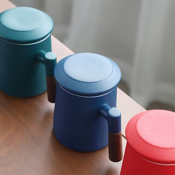 Wooden Handle Tea Mug - Image 5