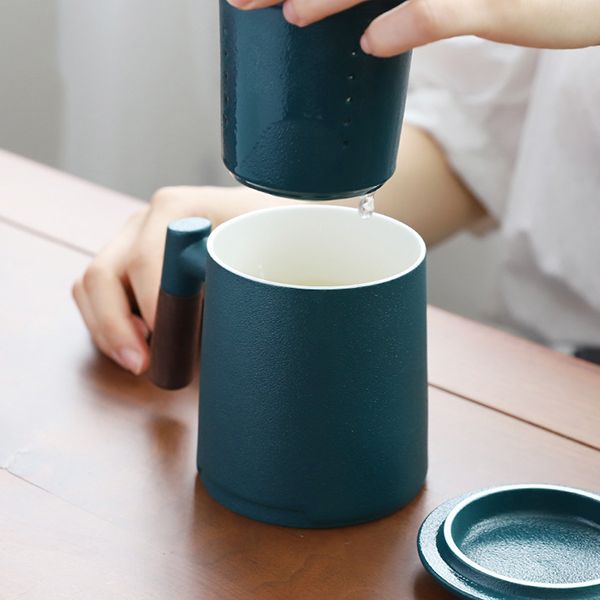 Wooden Handle Tea Mug - Image 7