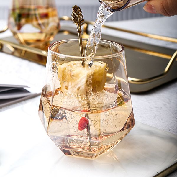 Diamond Glass Drinkware Set - Image 2