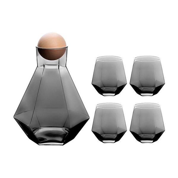 Diamond Glass Drinkware Set - Image 6