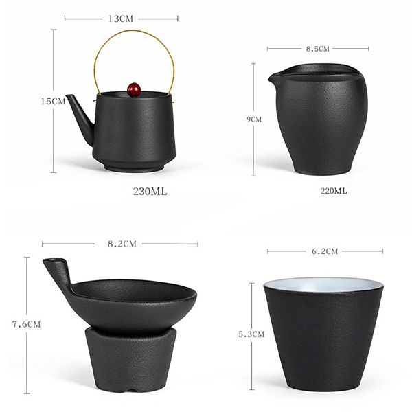 Premium Ceramic Tea Set - Image 8