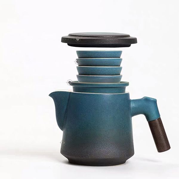 Travel Four-Person Tea Set - Image 6