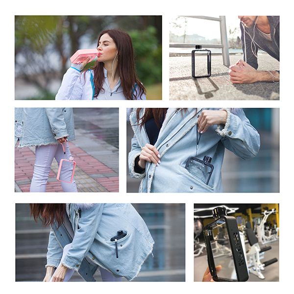 Square Portable Water Bottle - Image 5