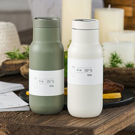 Press & Go Insulated Flask