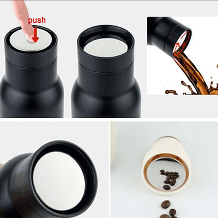 Press & Go Insulated Flask - Image 2