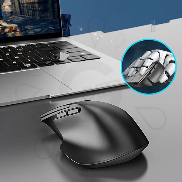 Ergonomic Rechargeable Bluetooth Mouse - Image 2