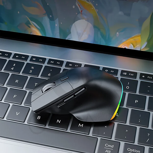 Ergonomic Rechargeable Bluetooth Mouse - Image 3