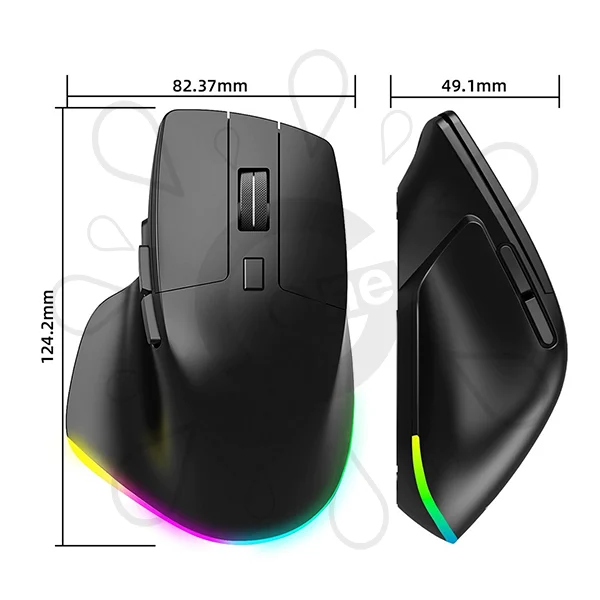Ergonomic Rechargeable Bluetooth Mouse - Image 4