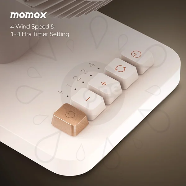 Momax 1 Pod Mini Desktop Fan - Image 3