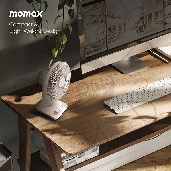 Momax 1 Pod Mini Desktop Fan - Image 4