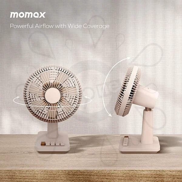 Momax 1 Pod Mini Desktop Fan - Image 5