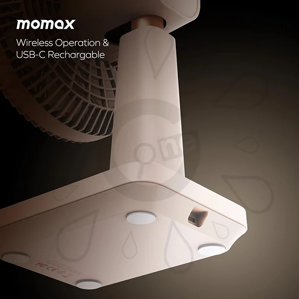 Momax 1 Pod Mini Desktop Fan - Image 6
