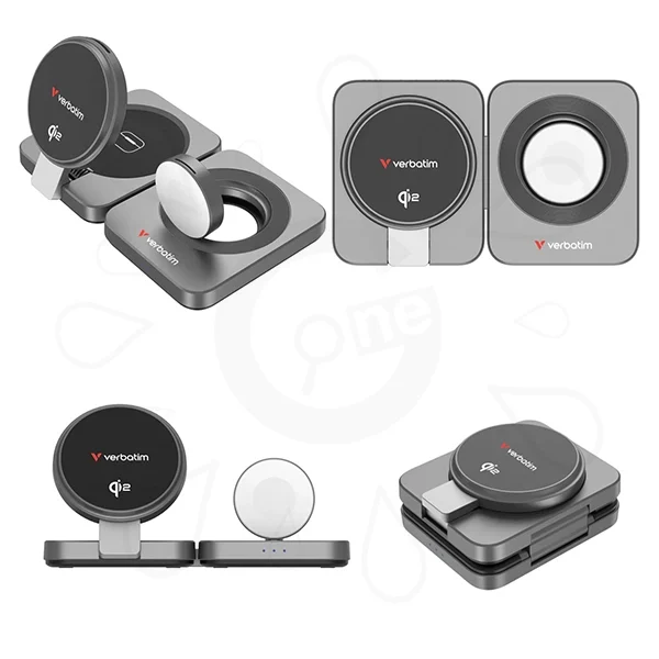 Verbatim 3-in-1 Qi2 Wireless Charger - Image 3