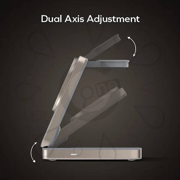 Momax Magnetic Qi2 3-in-1 Charging Stand - Image 5