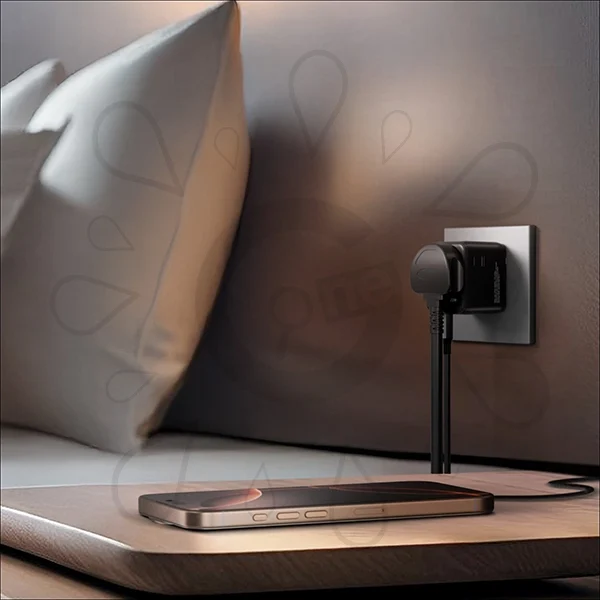 Momax 1-World² 3-Port GaN Charger 20W with Dual AC - Image 6