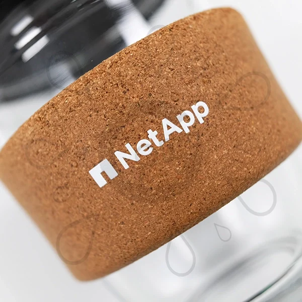Cork Glass Coffee Cup - NetApp - Image 4