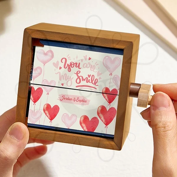 Flip-Page Animation Wooden Box - Image 2