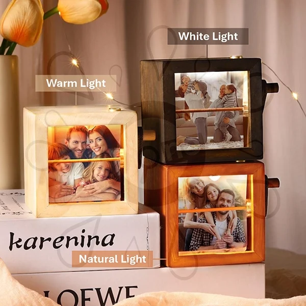 Flip-Page Animation Wooden Box - Image 3