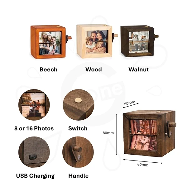 Flip-Page Animation Wooden Box - Image 4