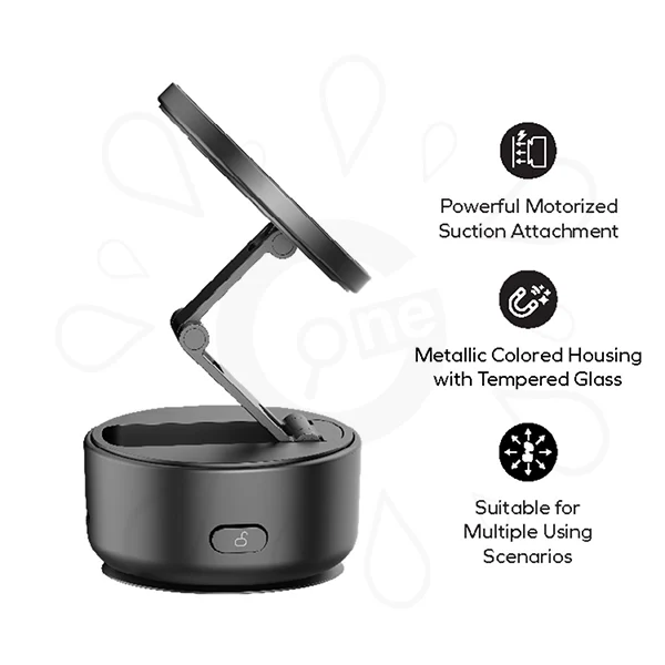 Momax 1-Snap Go Auto Suction Magnetic Phone Stand - Image 2